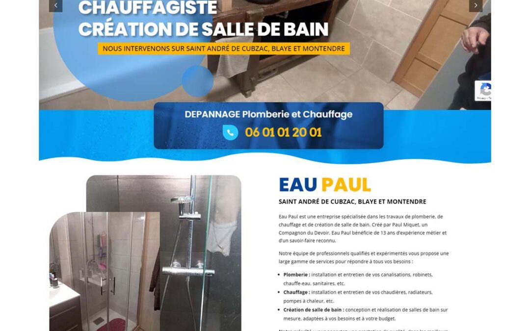 Eau Paul Plomberie
